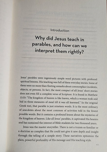 PARABLES by John MacArthur